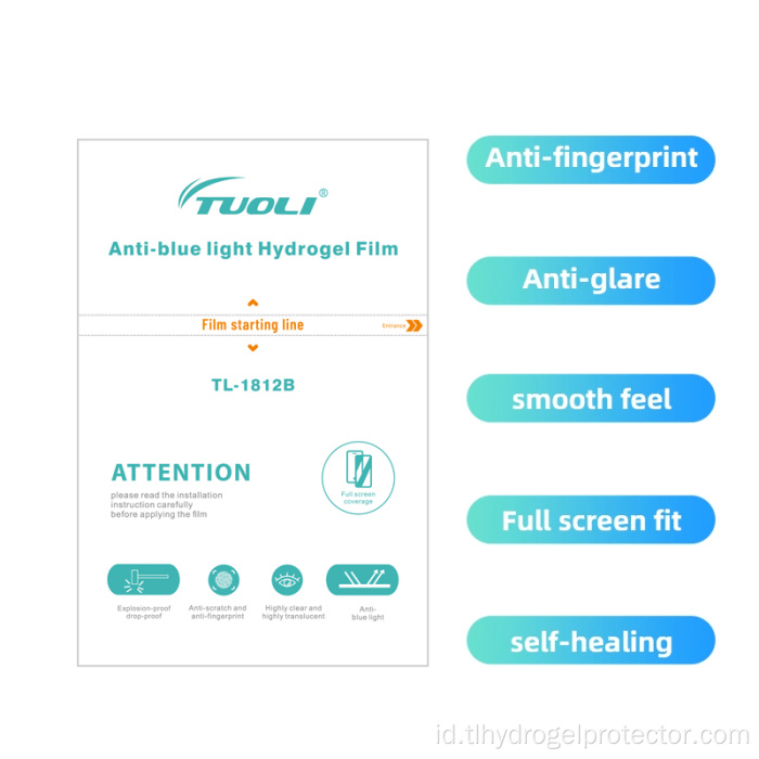 Pelindung Layar Lampu Anti-Blue Super Perbaikan Untuk Telepon